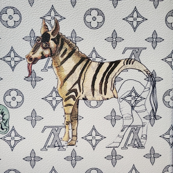 Limited edition Louis Vuitton x Chapman Brothers Pochette  LV #M66649 - Picture 8 of 15